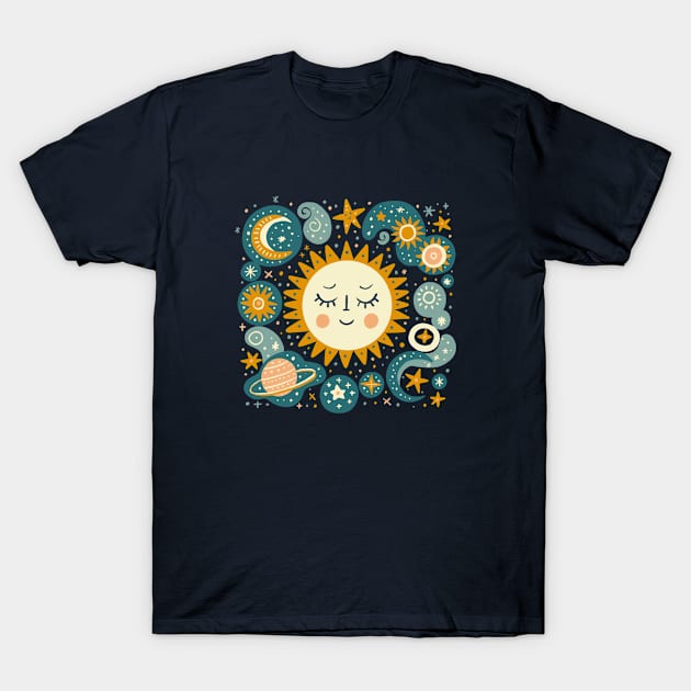 Serenity in the Cosmos - Dark T-Shirt by Itouchedabee
